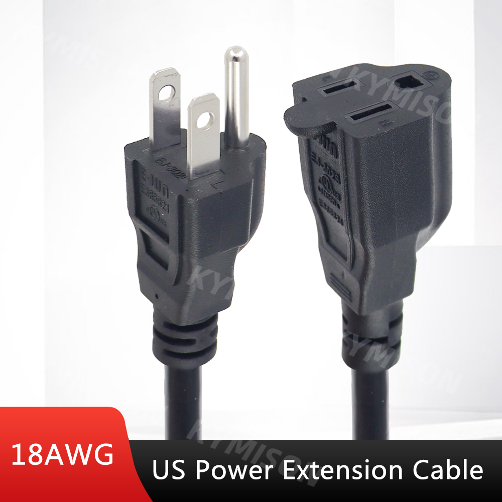 USA 3 Prong Male Plug to Femal - Outdoor Power Extension Cord のレビューと価格