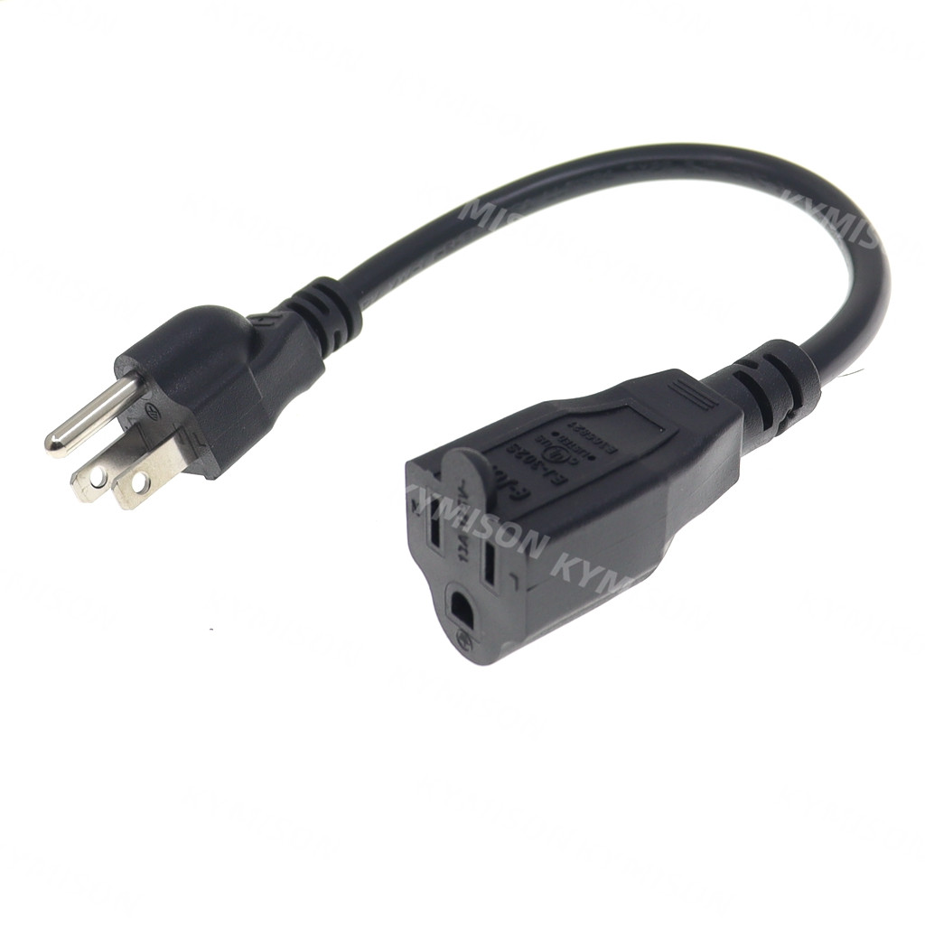 USA 3 Prong Male Plug to Femal - Outdoor Power Extension Cord のレビューと価格