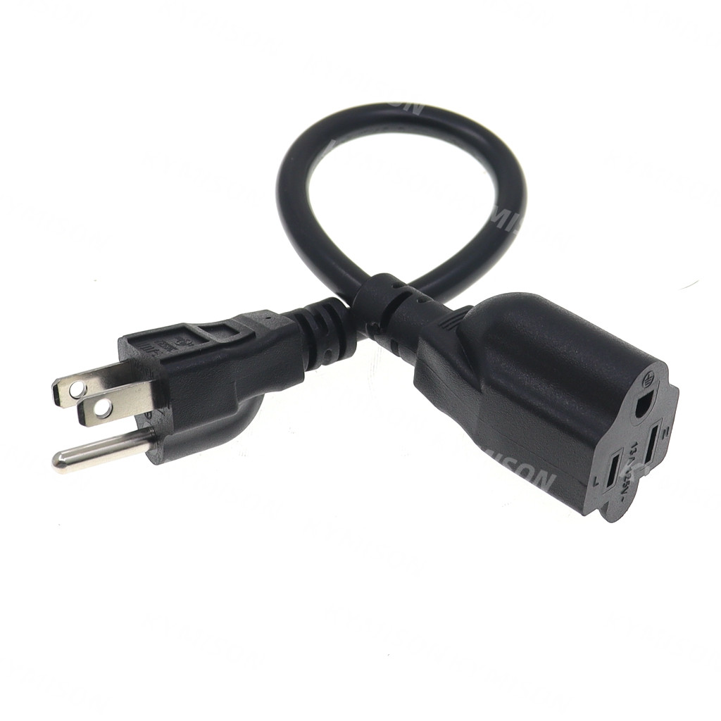USA 3 Prong Male Plug to Femal - Outdoor Power Extension Cord のレビューと価格