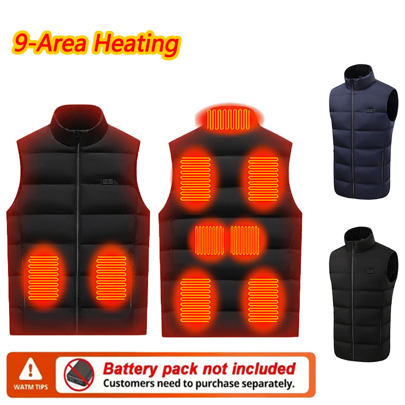 9 Area Heating Vest Men Women  - Outdoor Powersports のレビューと価格