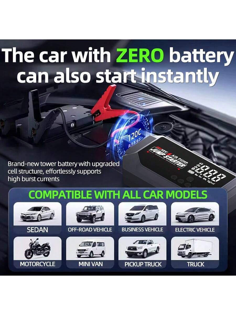 12V 8000A Portable Smart Jump  - Outdoor Usb Power Bank のレビューと価格