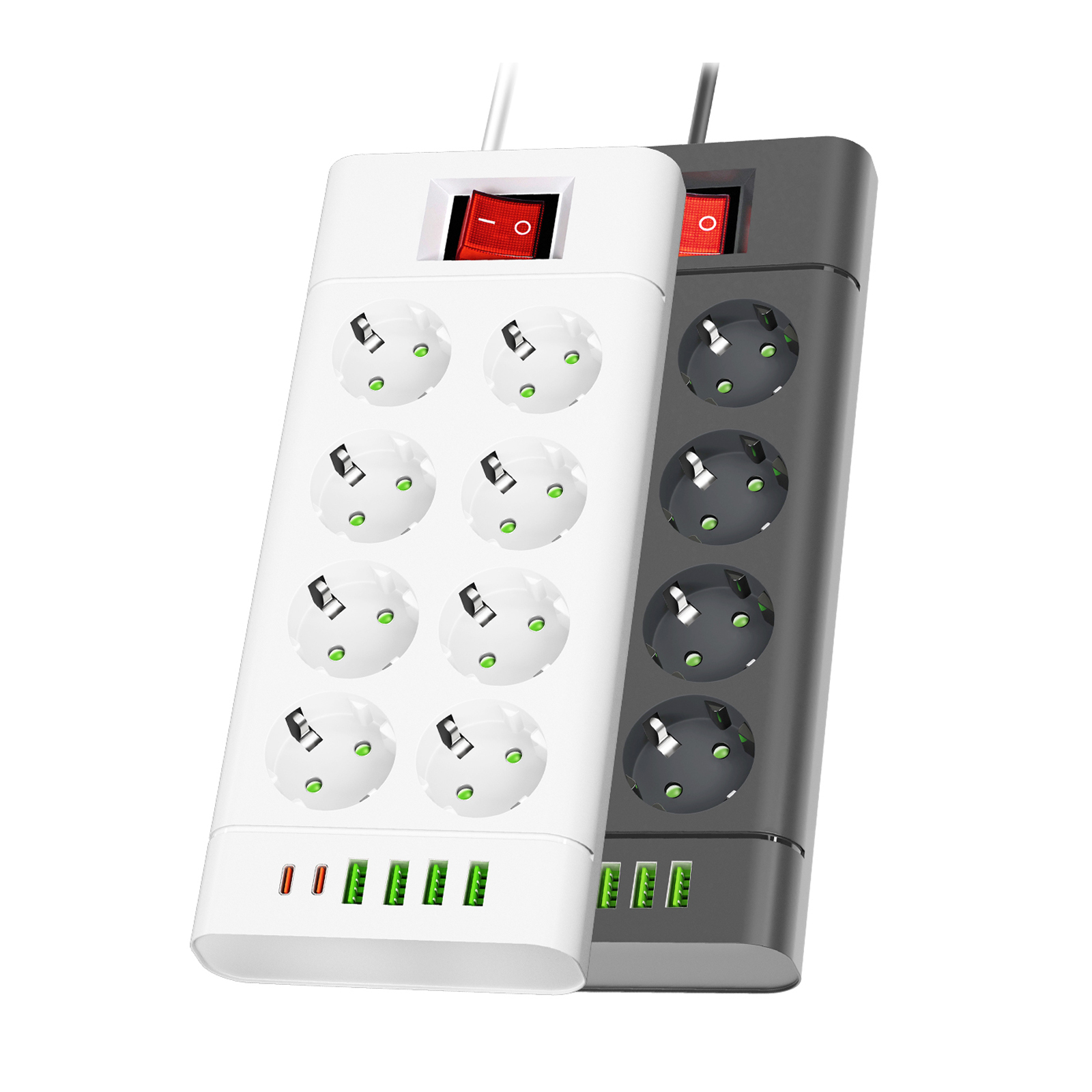 EU Plug Power Strip Outlet Ext - Outdoor Power Strip のレビューと価格