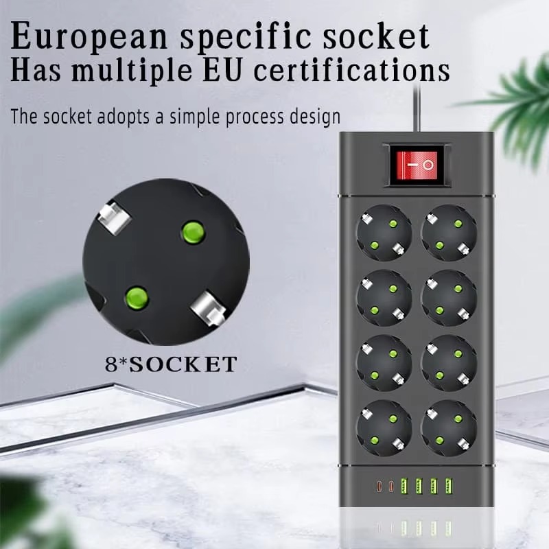 EU Plug Power Strip Outlet Ext - Outdoor Power Strip のレビューと価格