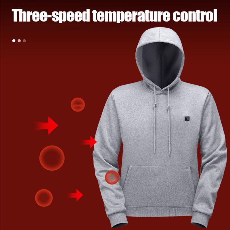 5 Zone Heating Hoodie Heating  - Outdoor Usb Power Bank のレビューと価格