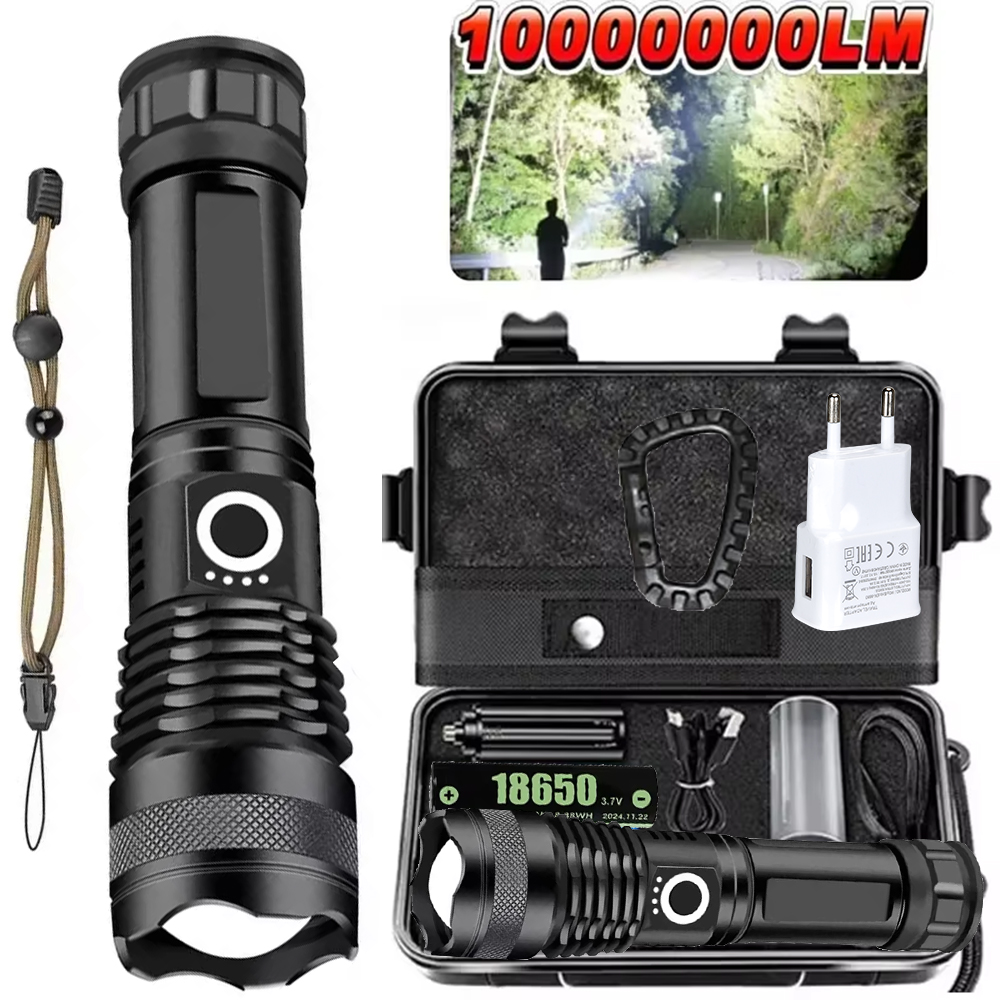 High Power LED Flashlight Rech - Outdoor Power For Camping のレビューと価格