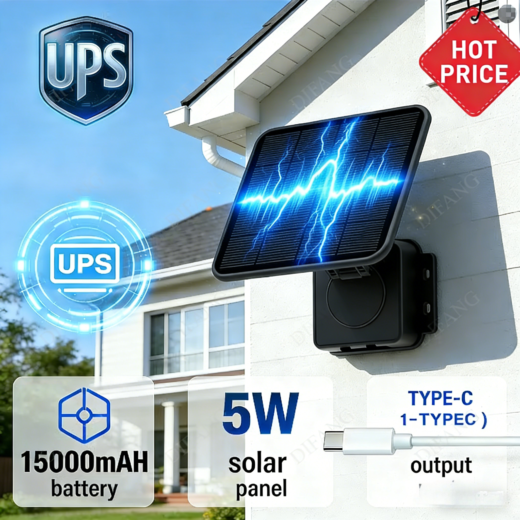 Waterproof Solar Battery Charg - Ups Power Supply Outdoor のレビューと価格