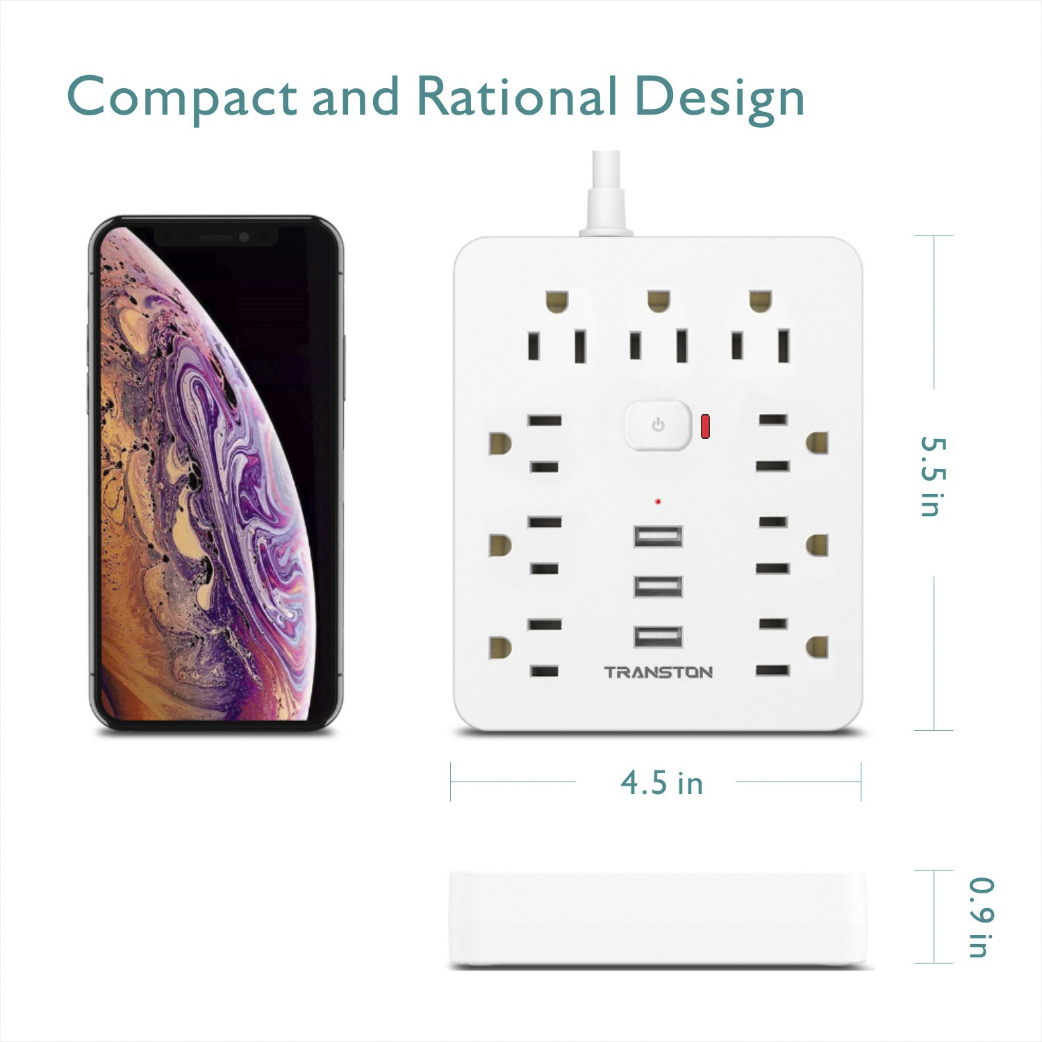 Power Outlet with Surge Protec - Outdoor Power Strip のレビューと価格