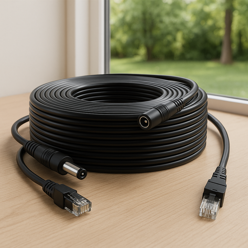 PoE Extension Cable with DC Po - Outdoor Power Strip のレビューと価格