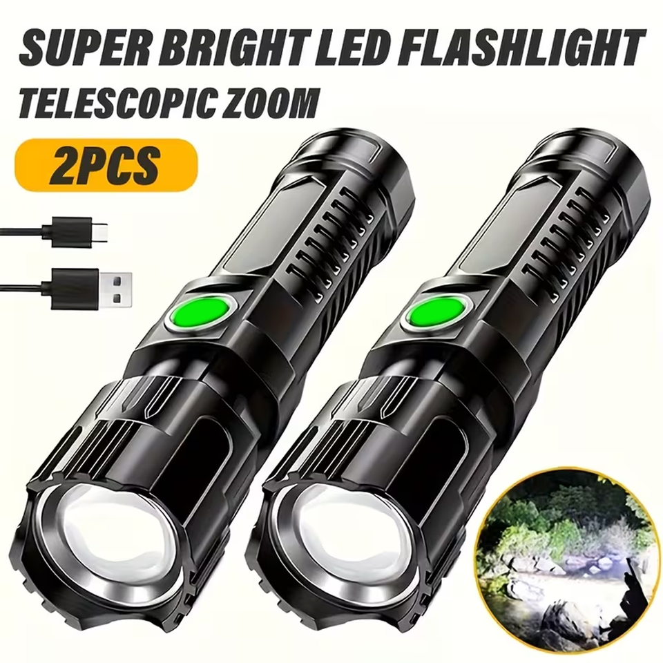 Super Bright LED Flashlight US - Outdoor Usb Power Bank のレビューと価格