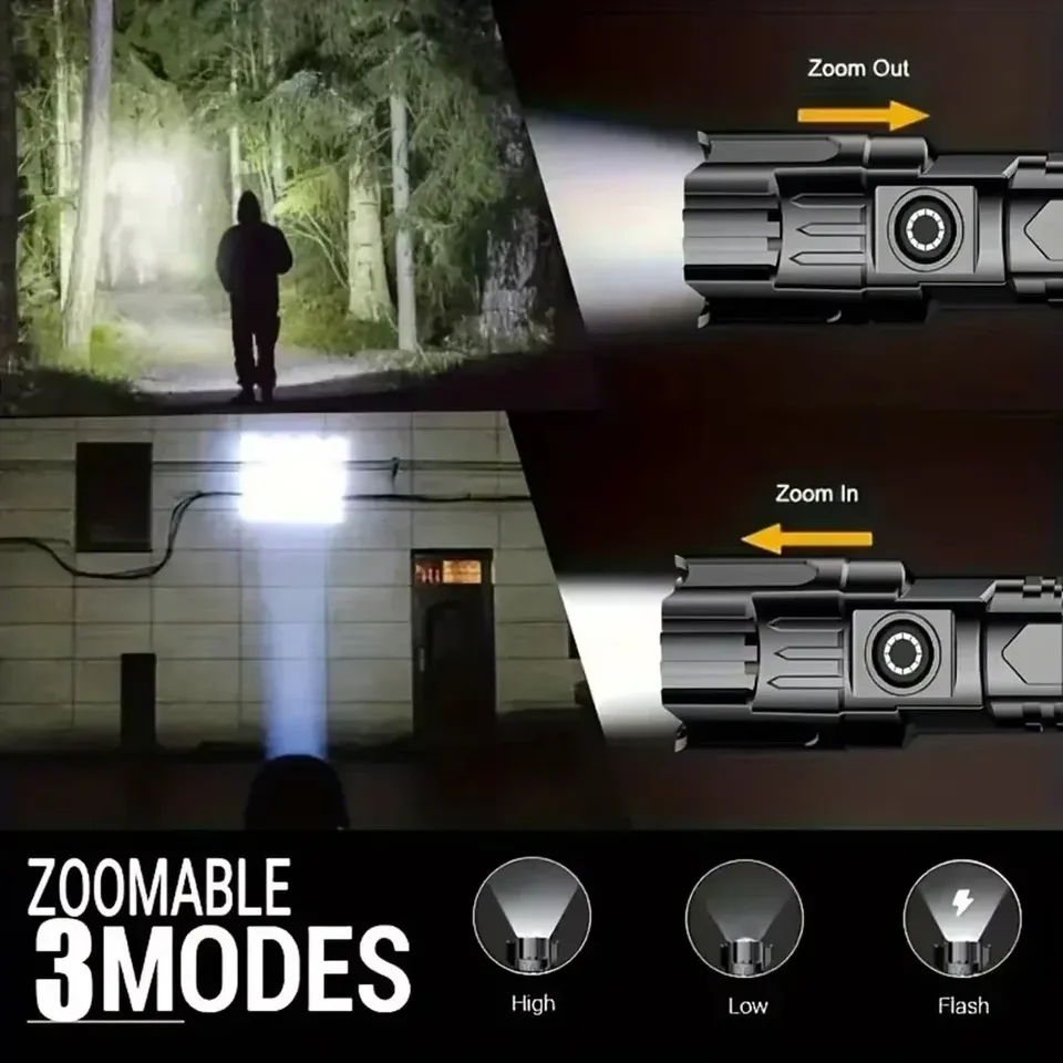 Super Bright LED Flashlight US - Outdoor Usb Power Bank のレビューと価格