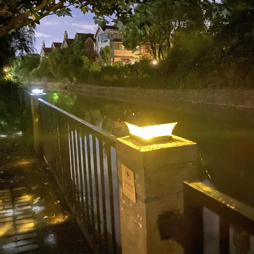 1/2Pcs Solar Powered Fence Lig - Outdoor Power House のレビューと価格
