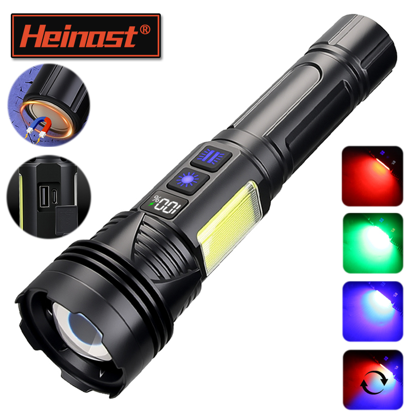Powerful LED Handheld Flashlig - Outdoor Usb Power Bank のレビューと価格